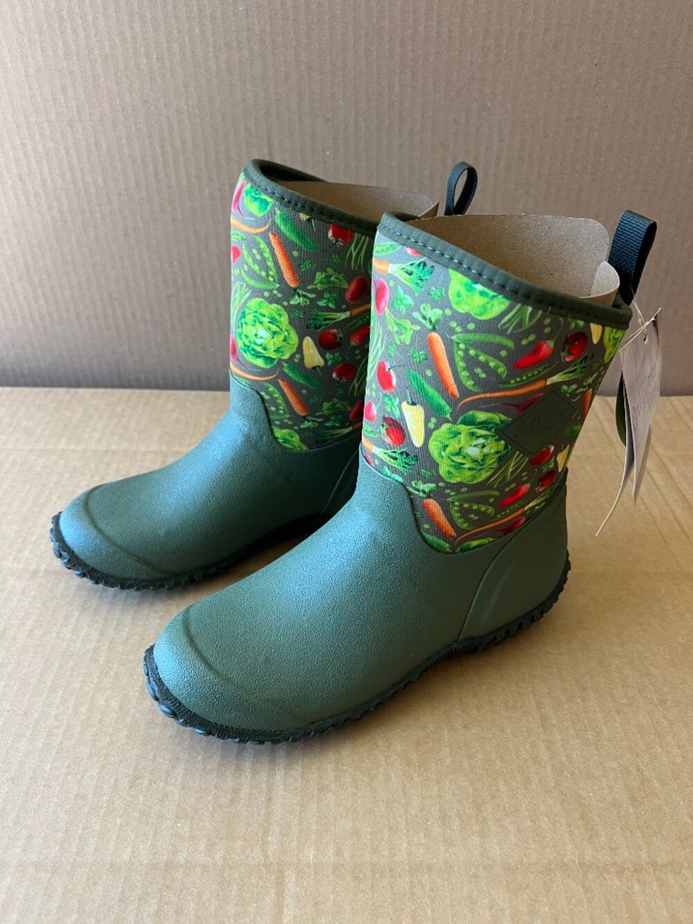 Muck Muckster Veggie Print Green Waterproof Lawn and Garden Rubber Outsole Women